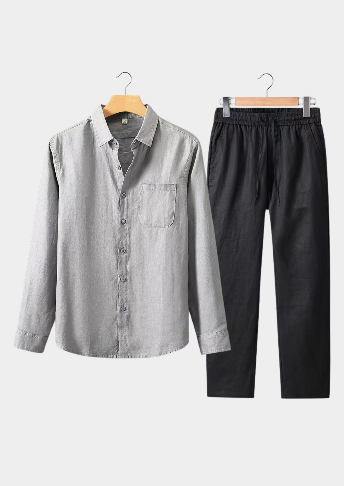 Dolcevita Longsleeve Summer Set - Gray/black | Apuro