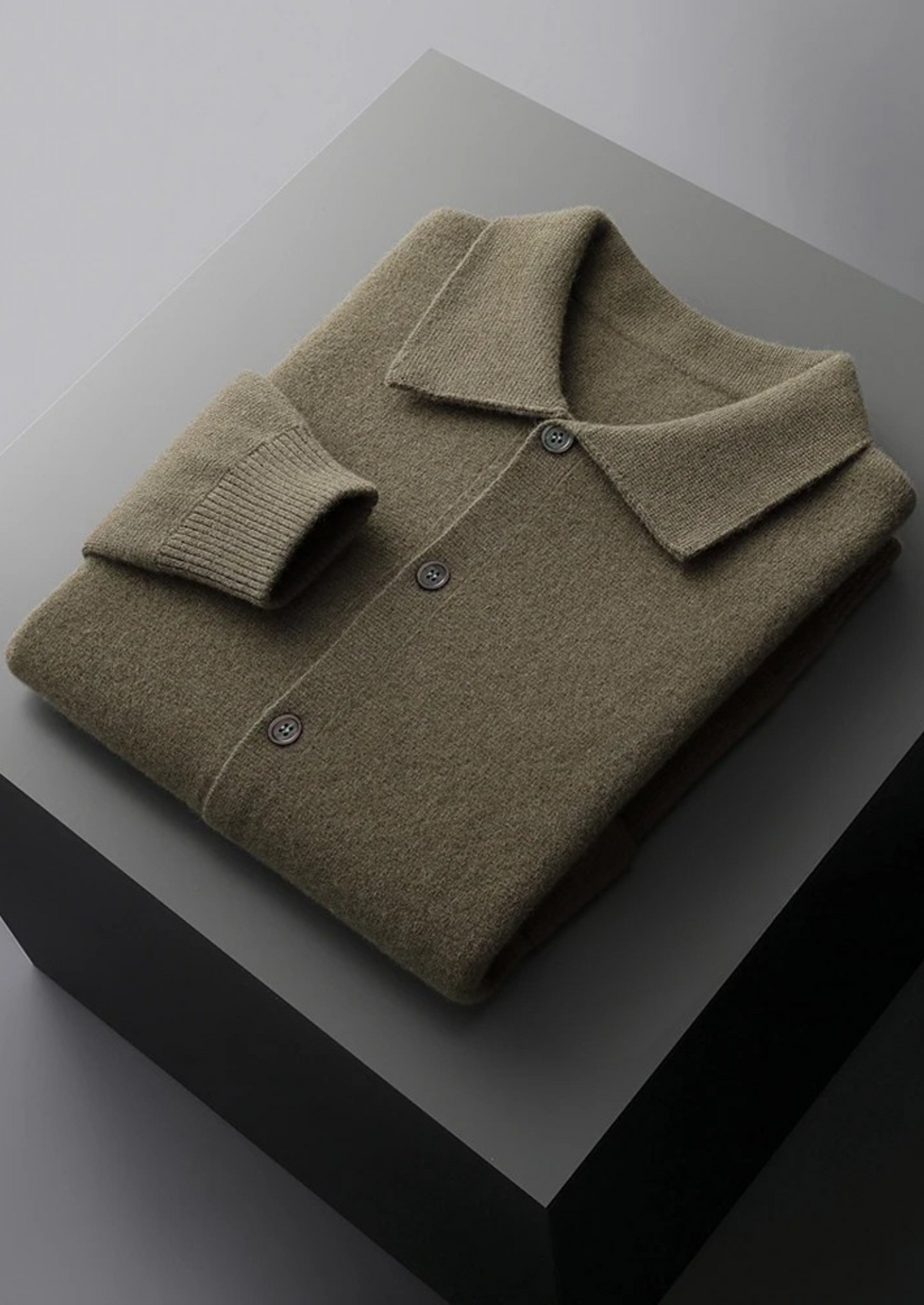 Pure Extra-Fine Merino Wool Button Overshirt | Apuro