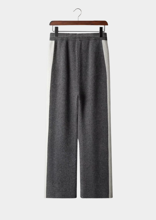 Pure Extra-Fine Merino Wool Wide Leisure Trousers | Apuro