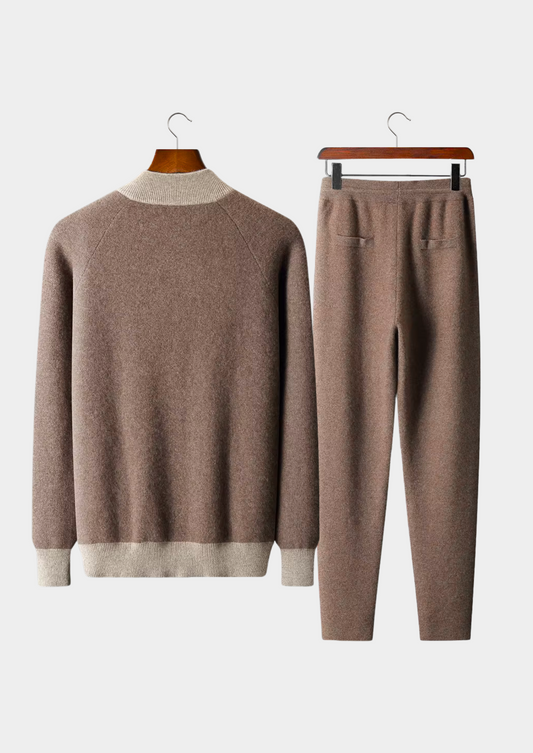 Premium Cashmere Sand Torino Leisure Set | Apuro