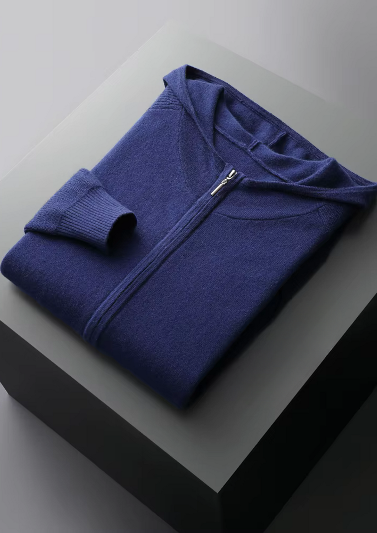 Premium Cashmere Navy Blue Kilian Leisure Set | Apuro