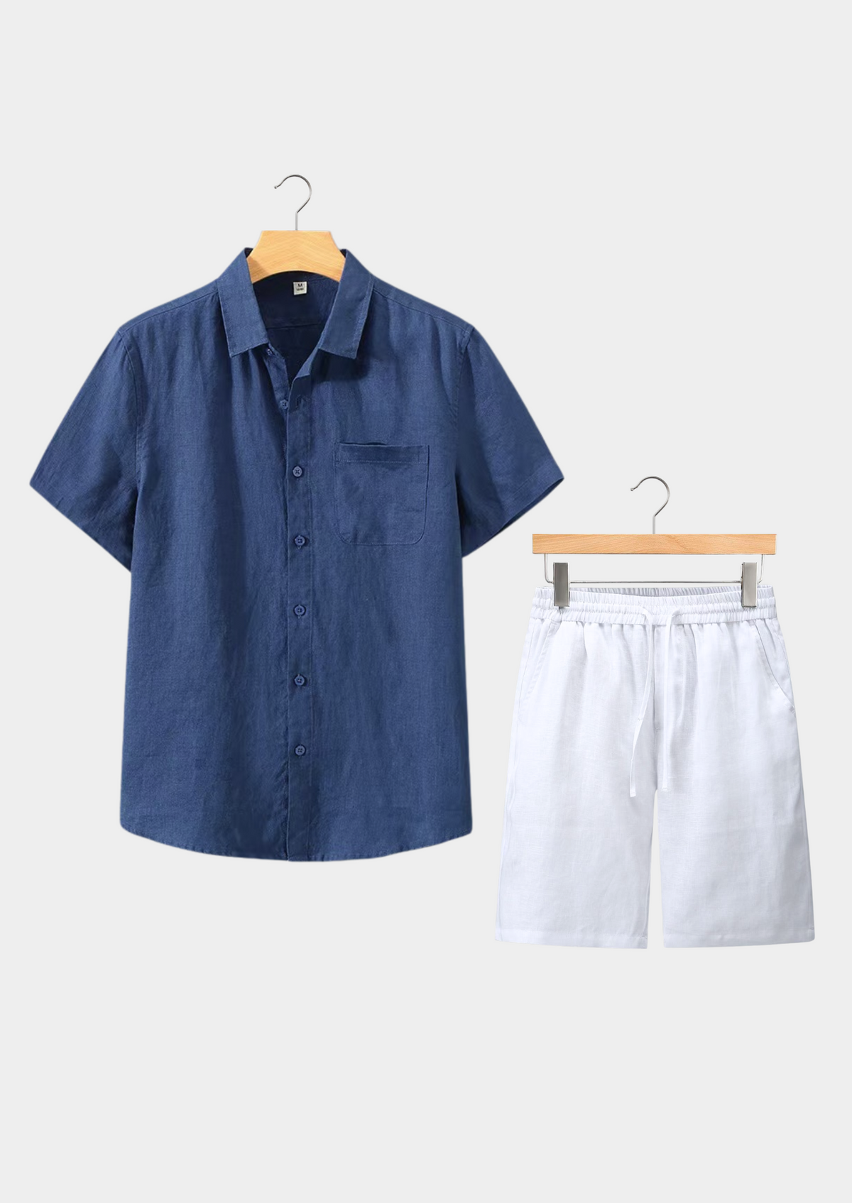 Dolcevita Shortsleeve Summer Set - Navy/white | Apuro