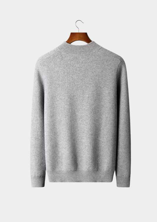 Premium Cashmere Essential Half-Zip Sweater | Apuro