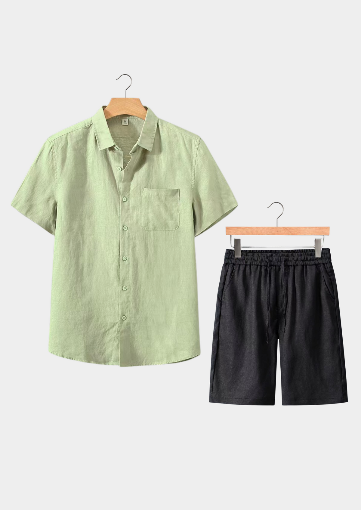 Dolcevita Shortsleeve Summer Set - Mint Green/black | Apuro