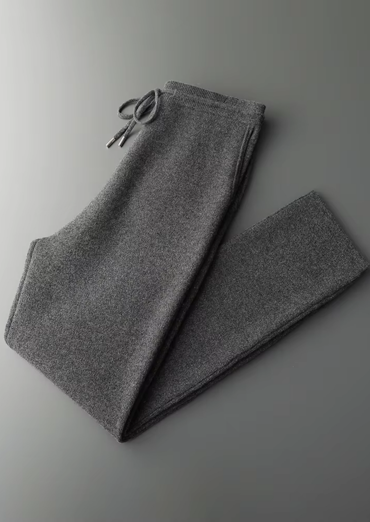 Pure Extra-Fine Merino Wool Dark Gray Savro Set | Apuro
