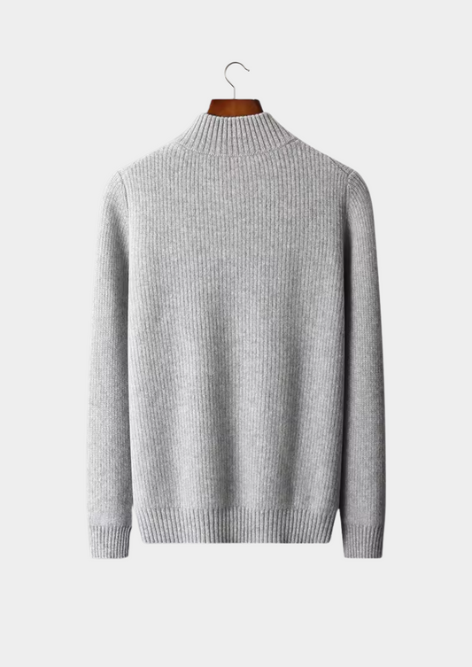 Pure Extra-Fine Merino Wool Ribbed Cardigan | Apuro