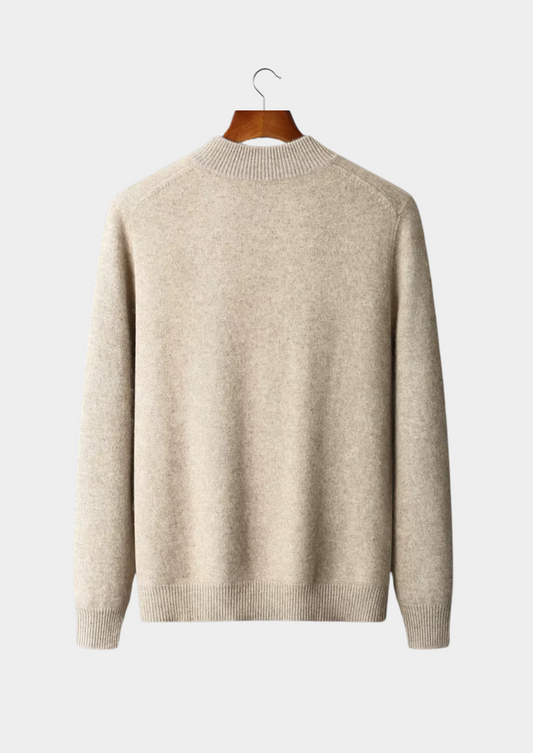 Pure Extra-Fine Merino Wool Zipper Cardigan | Apuro