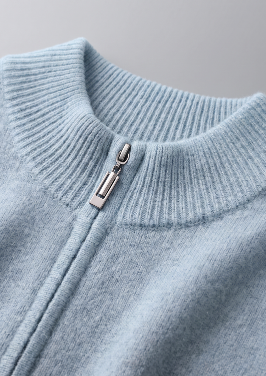 Pure Extra-Fine Merino Wool Light Blue Luzzo Set | Apuro