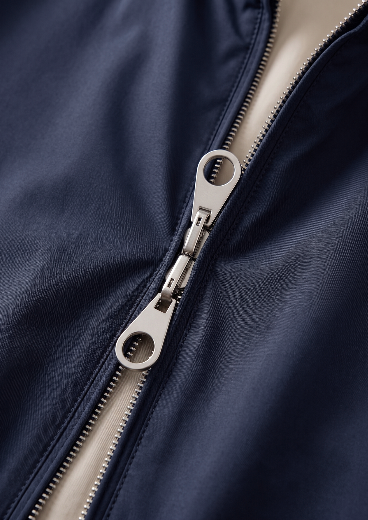 Navy Blue Technical Windbreaker Jacket | Apuro