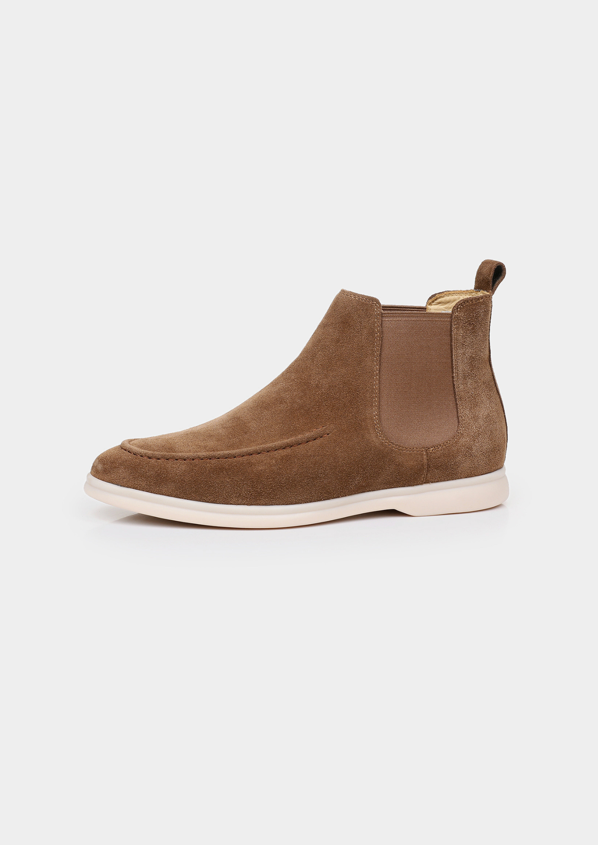 Light Brown Suede Chelsea Boot | Apuro