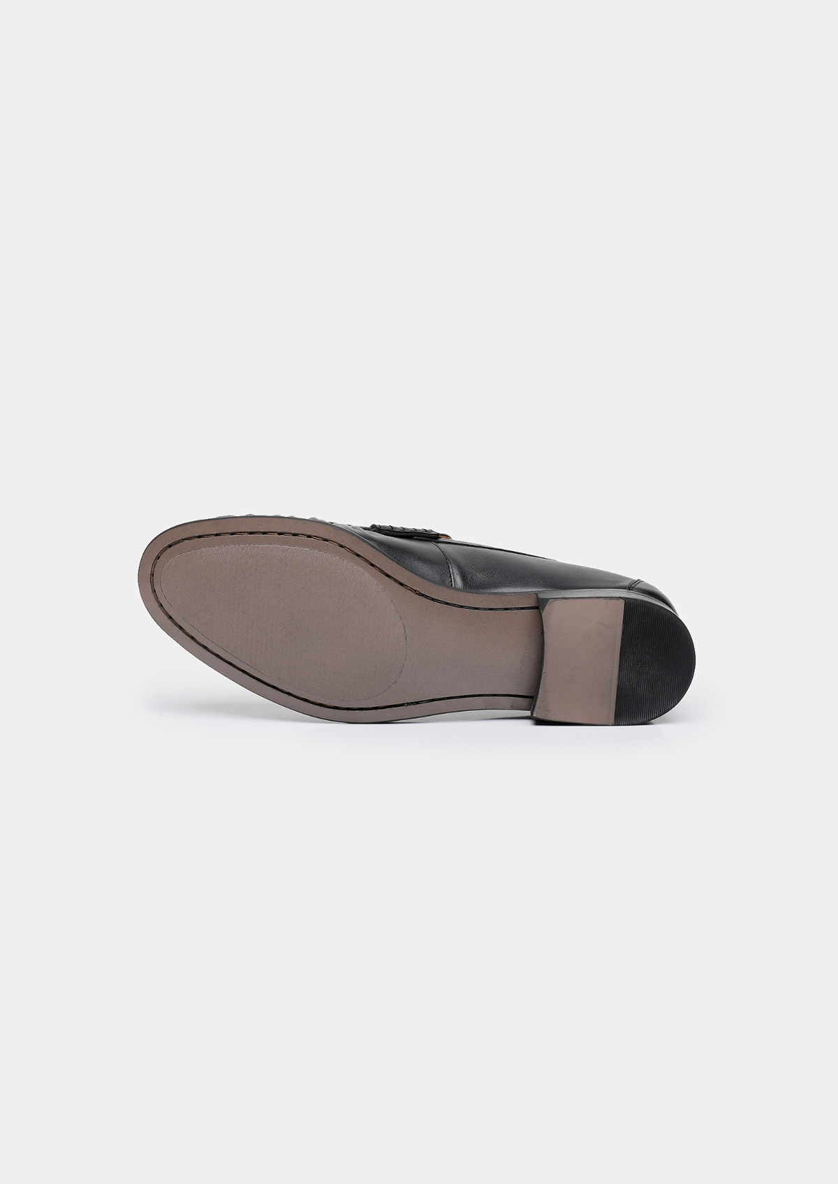 Black Classic Penny Leather Loafers | Apuro