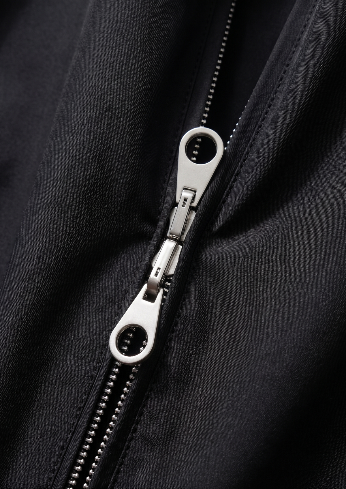 Black Technical Windbreaker Jacket | Apuro