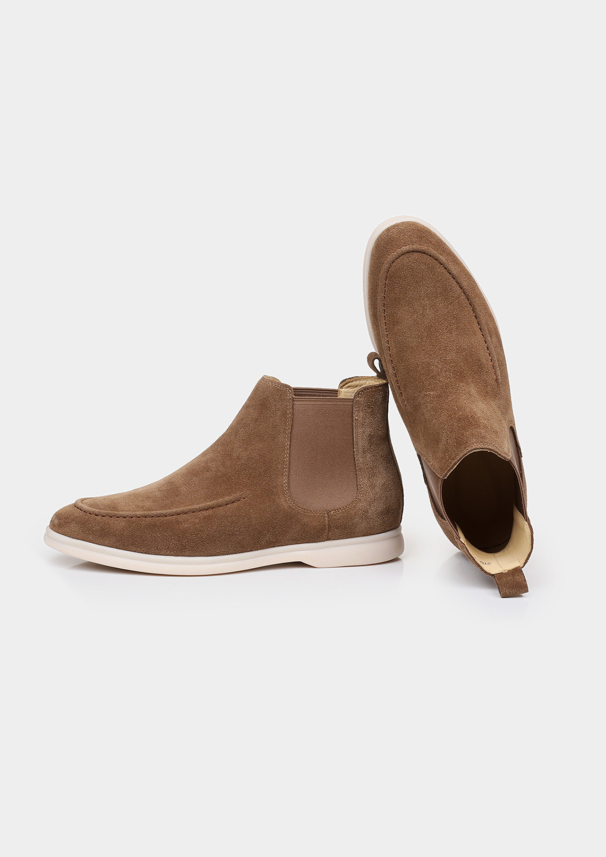 Light Brown Suede Chelsea Boot | Apuro