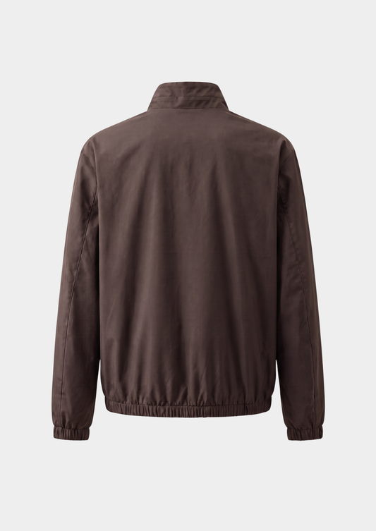 Coffee Technical Windbreaker Jacket | Apuro