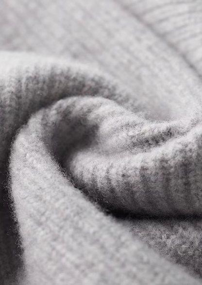 Pure Extra-Fine Merino Wool Ribbed Cardigan | Apuro