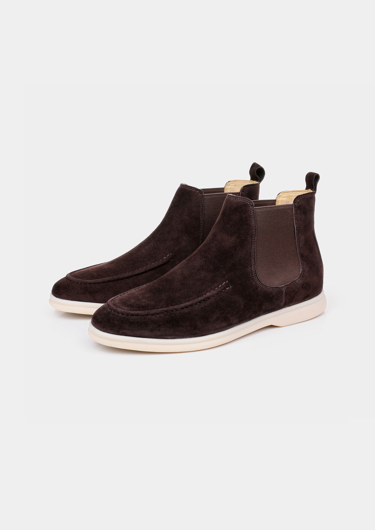 Coffee Suede Chelsea Boot | Apuro