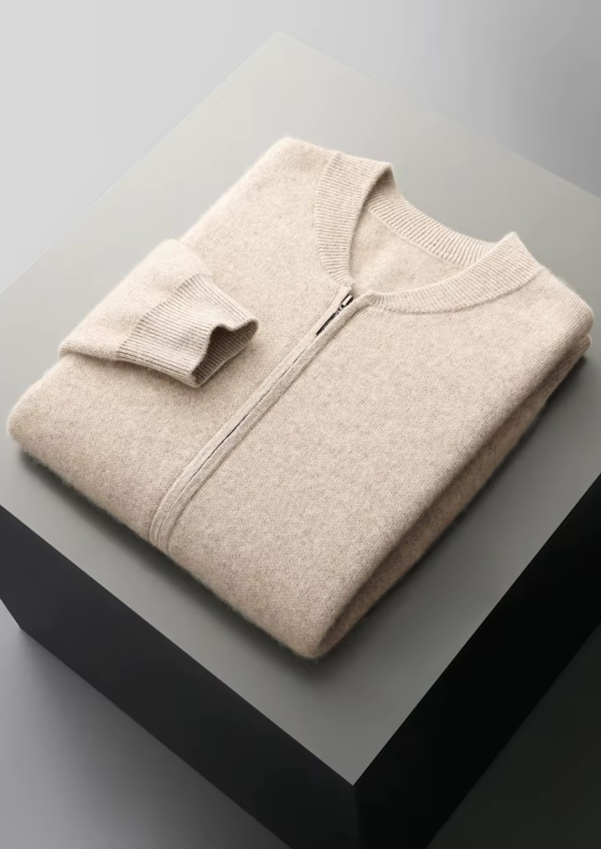 Pure Extra-Fine Merino Wool V-Neck Cardigan | Apuro