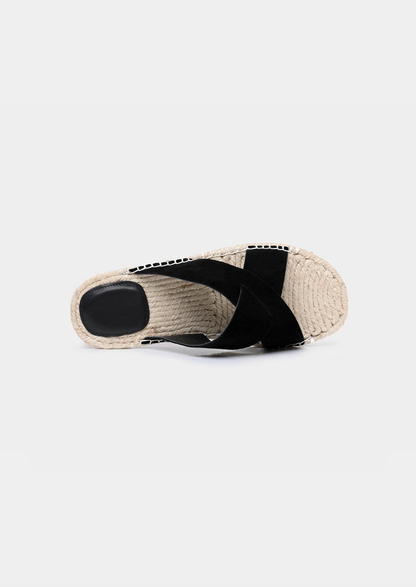 Black Resort Sandal | Apuro
