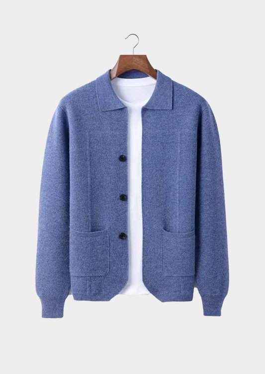 Pure Extra-Fine Merino Wool Button Overshirt | Apuro