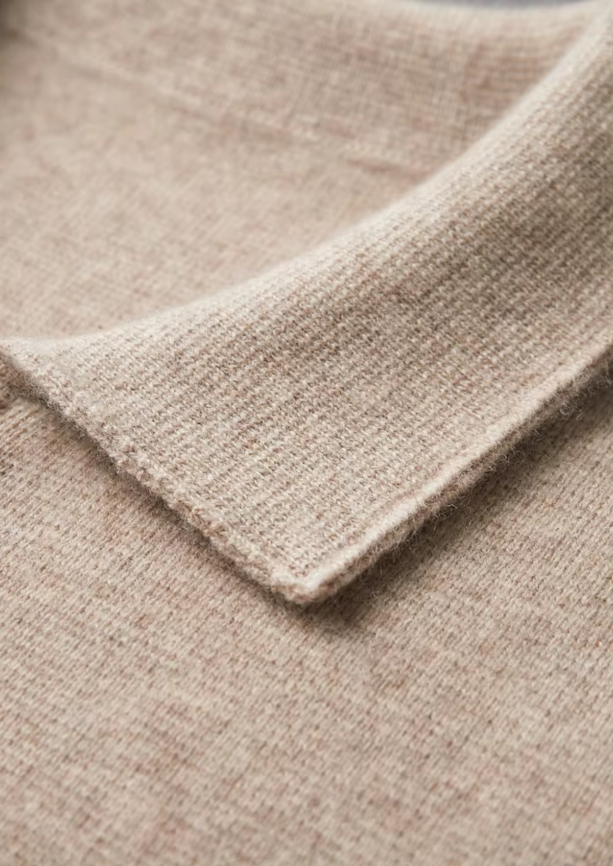 Pure Extra-Fine Merino Wool Zip Polo Cardigan | Apuro