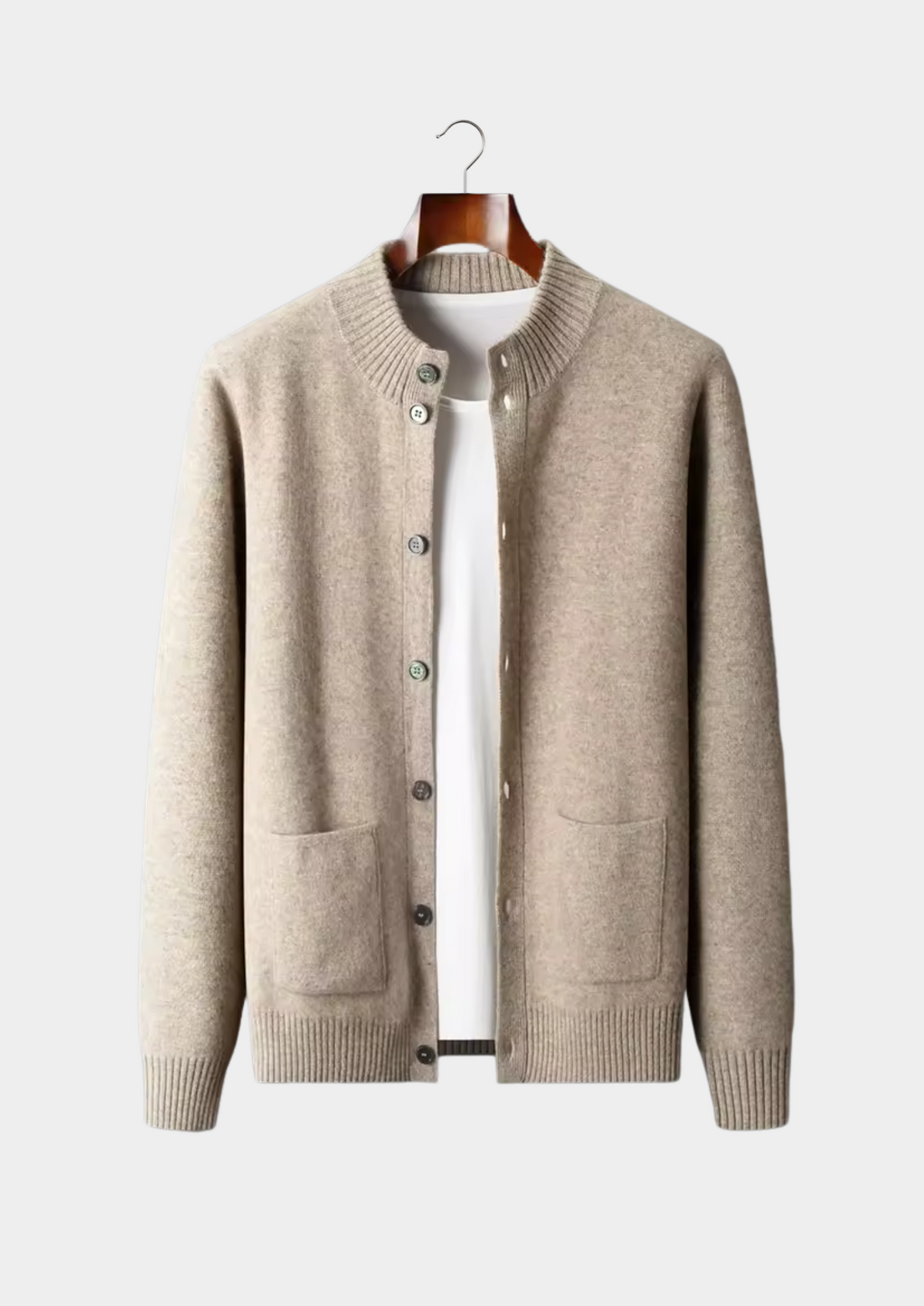 Premium Cashmere Button Cardigan | Apuro