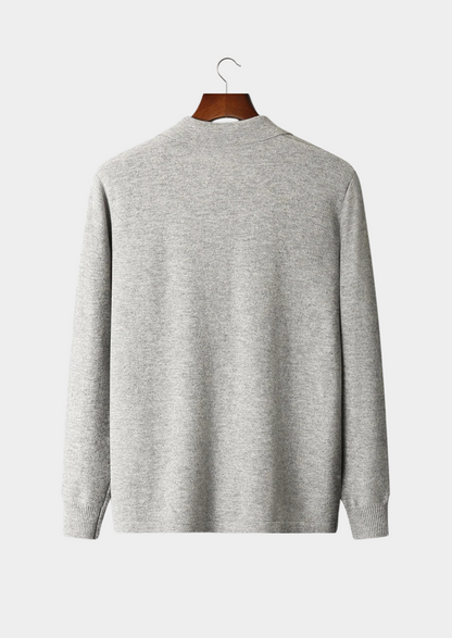 Pure Extra-Fine Merino Wool Polo Cardigan | Apuro