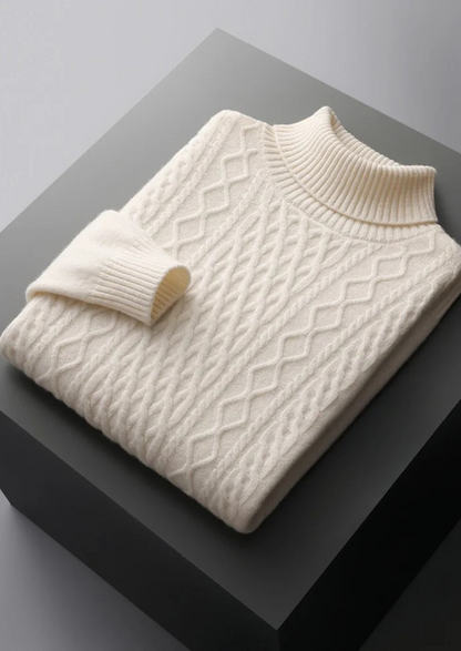 Pure Extra-Fine Merino Wool Wintertime Rollneck | Apuro