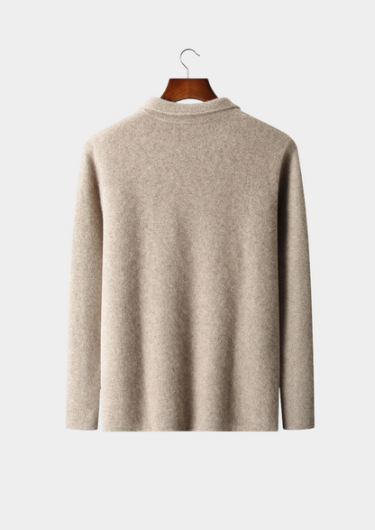 Premium Cashmere Zipper Cardigan | Apuro