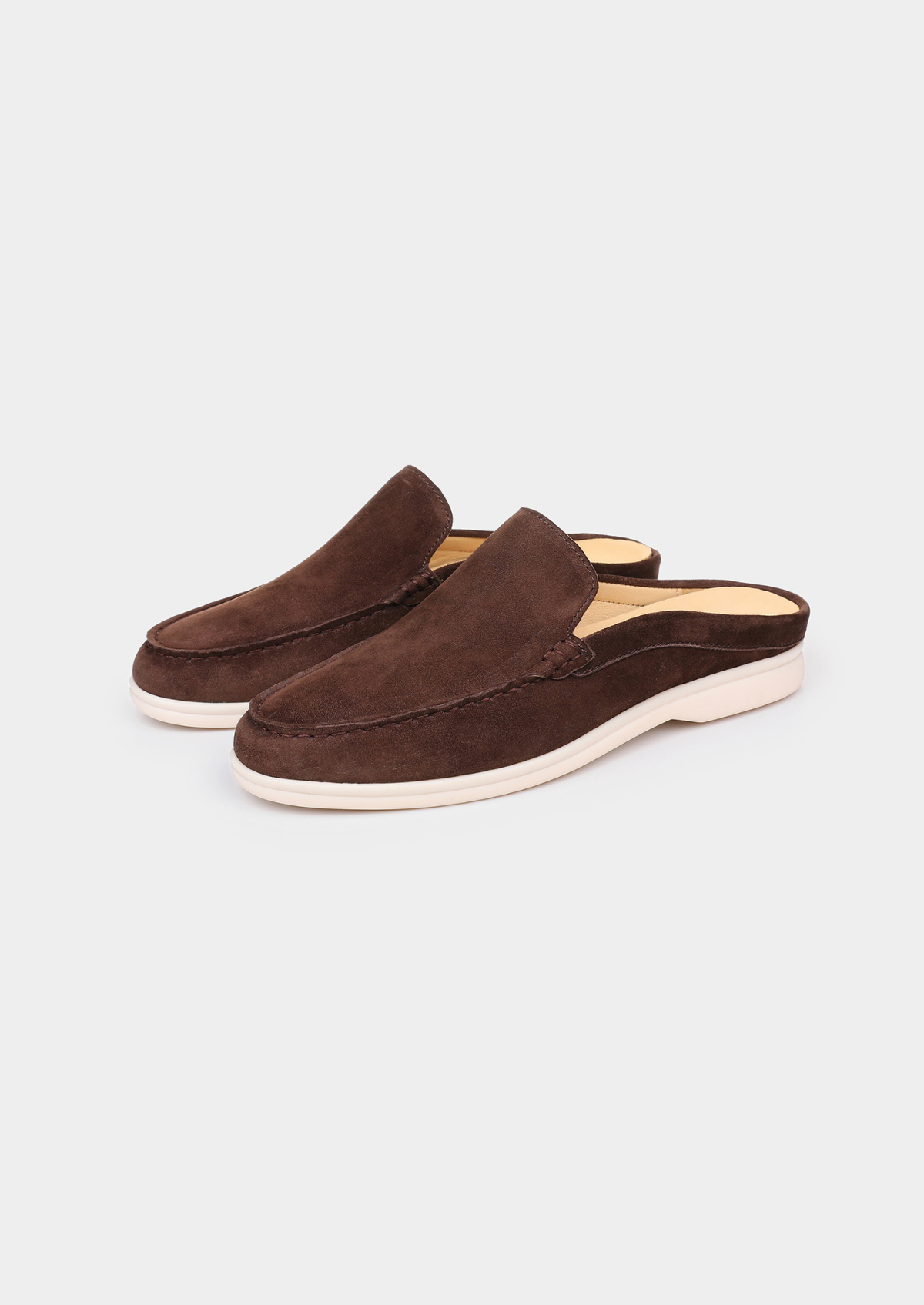 Coffee Marina Suede Slipper | Apuro