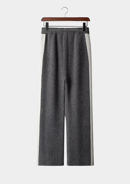 Pure Extra-Fine Merino Wool Wide Leisure Trousers | Apuro