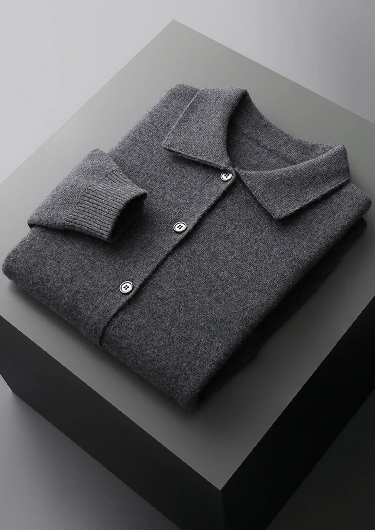 Pure Extra-Fine Merino Wool Button Overshirt | Apuro