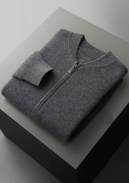 Pure Extra-Fine Merino Wool Dark Gray Falconi Set | Apuro