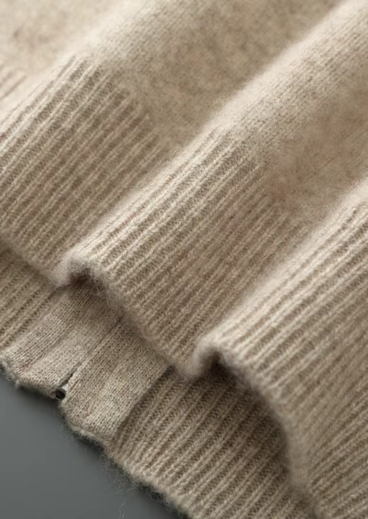 Pure Extra-Fine Merino Wool Zipper Cardigan | Apuro