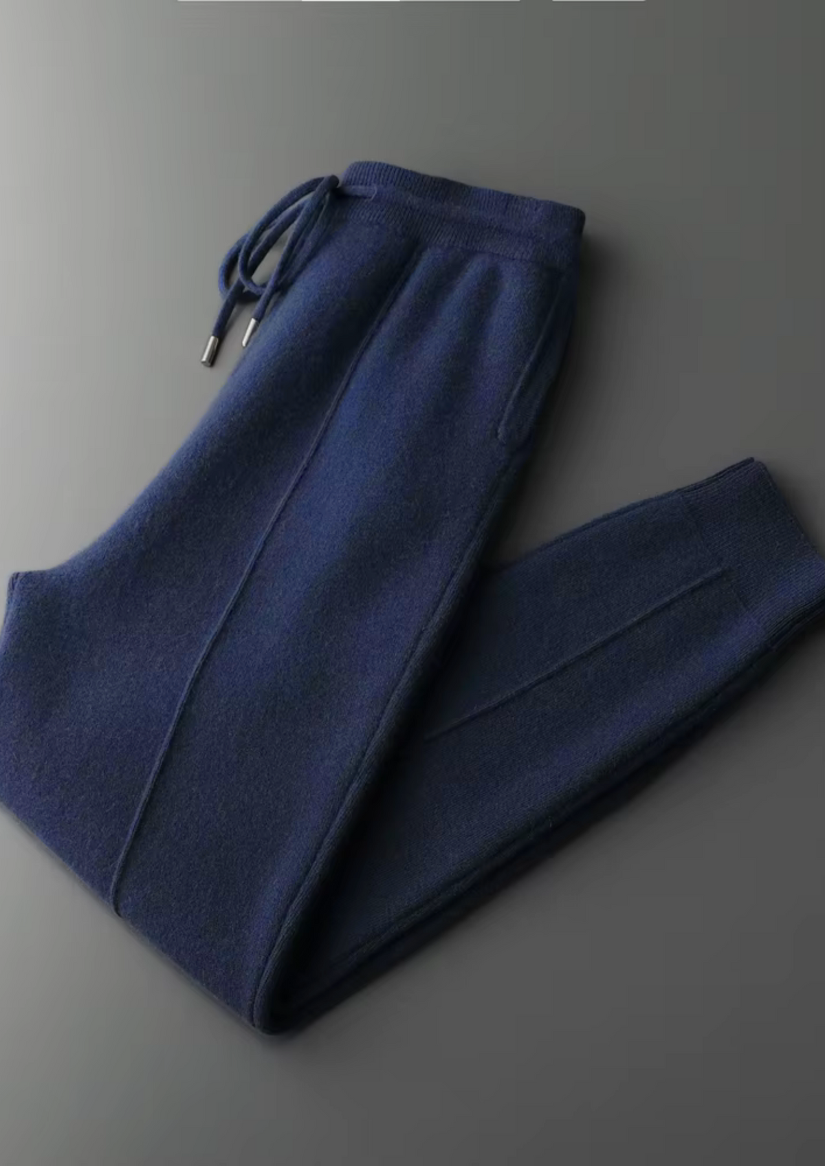 Pure Extra-Fine Merino Wool Navy Blue Luzzo Set | Apuro