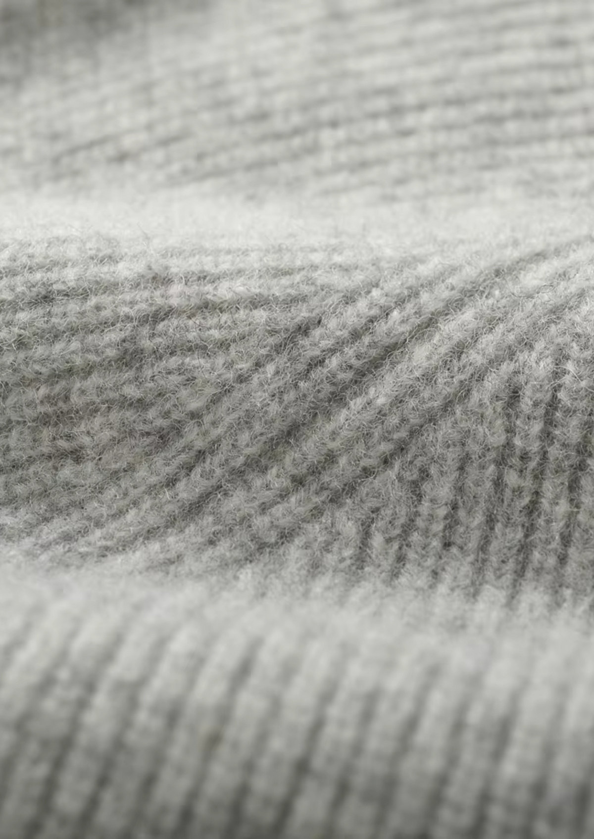 Pure Extra-Fine Merino Wool Ribbed Zip Hoodie | Apuro