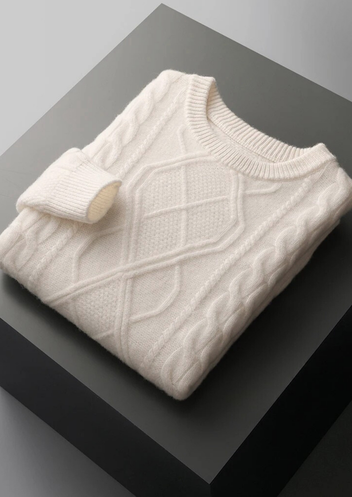 Pure Extra-Fine Merino Wool Wintertime Crewneck | Apuro