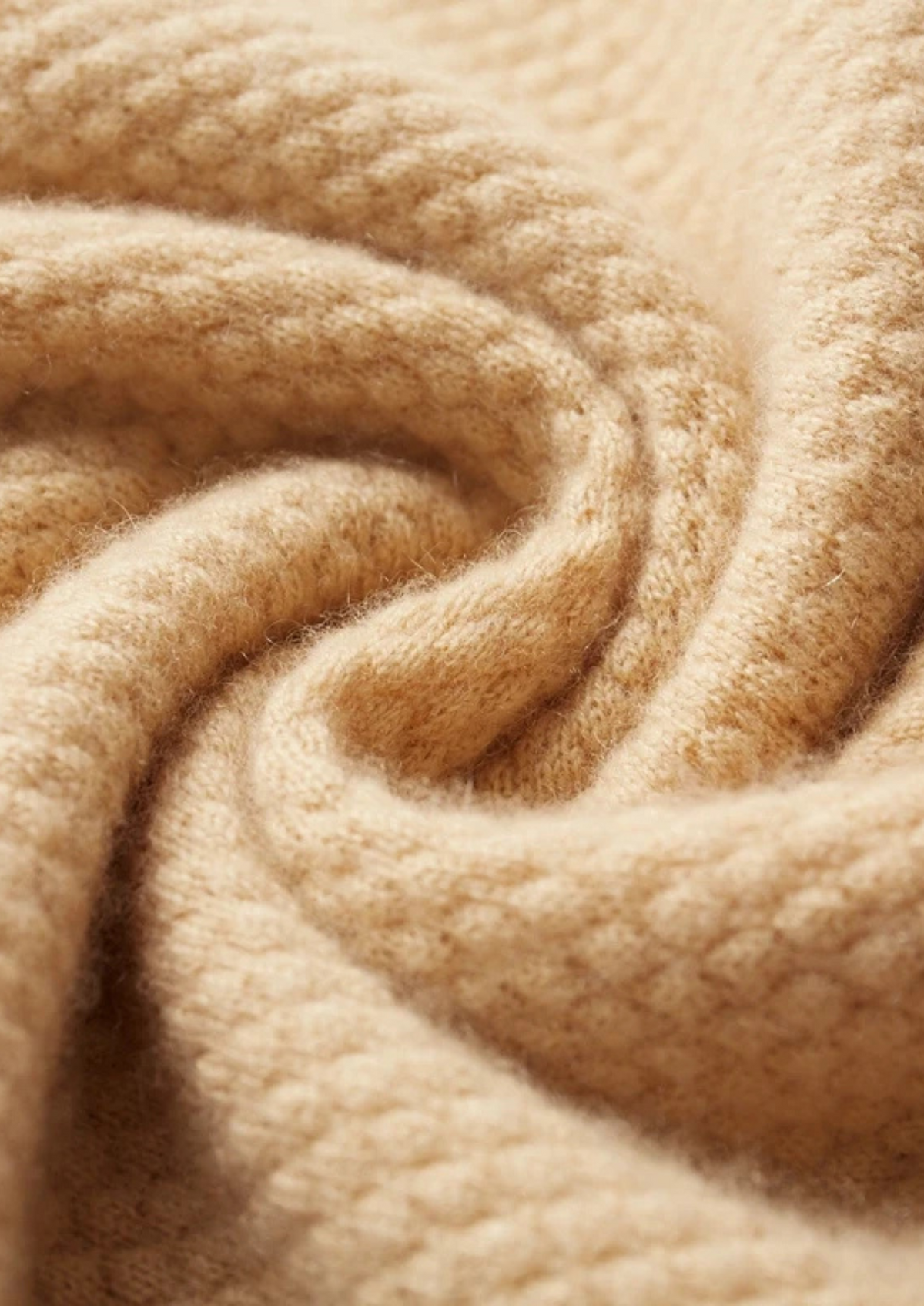 Premium Cashmere Mustard Two-Tone Polo | Apuro