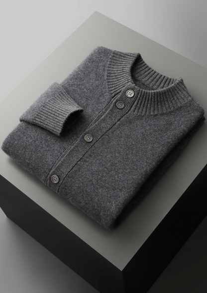 Premium Cashmere Button Cardigan | Apuro