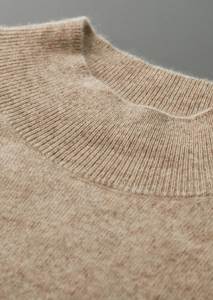 Pure Extra-Fine Merino Wool Raglan Mockneck | Apuro