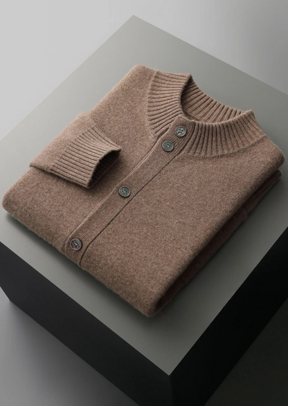 Premium Cashmere Button Cardigan | Apuro