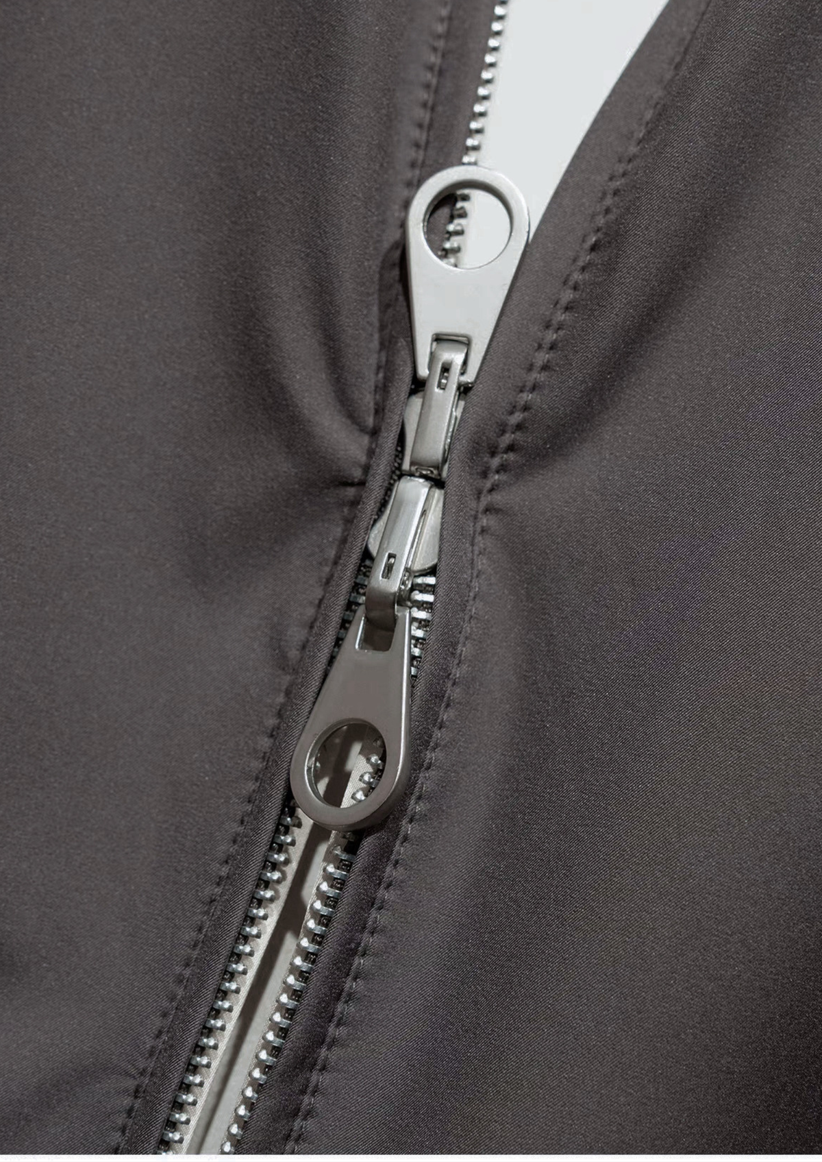 Fog Gray Technical Windbreaker Jacket | Apuro