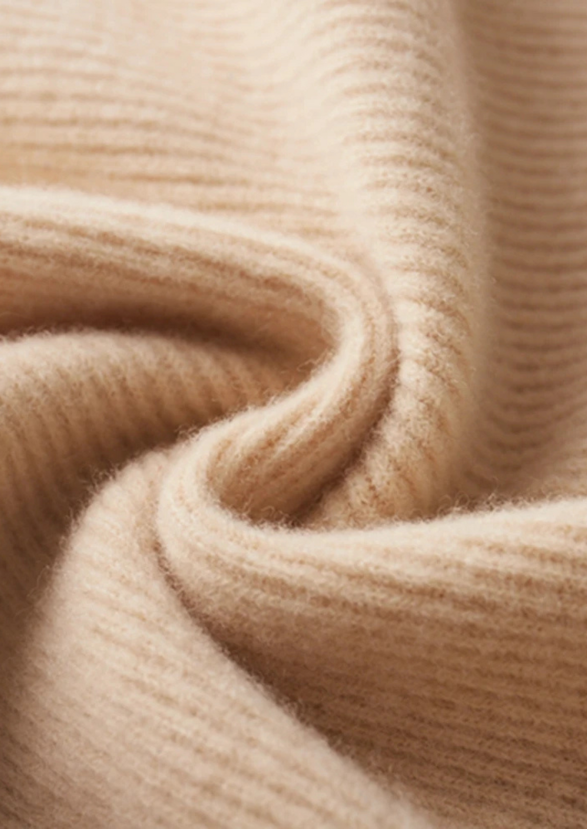 Pure Extra-Fine Merino Wool Ribbed Zip Cardigan | Apuro