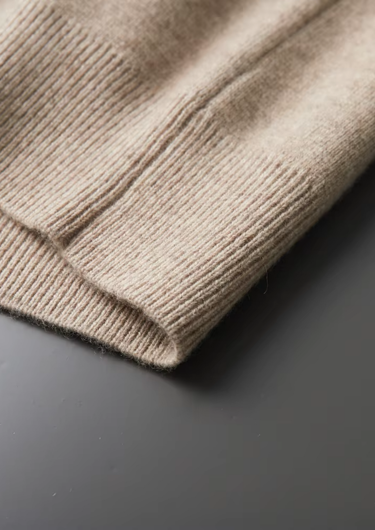 Pure Extra-Fine Merino Wool Zip Polo Cardigan | Apuro