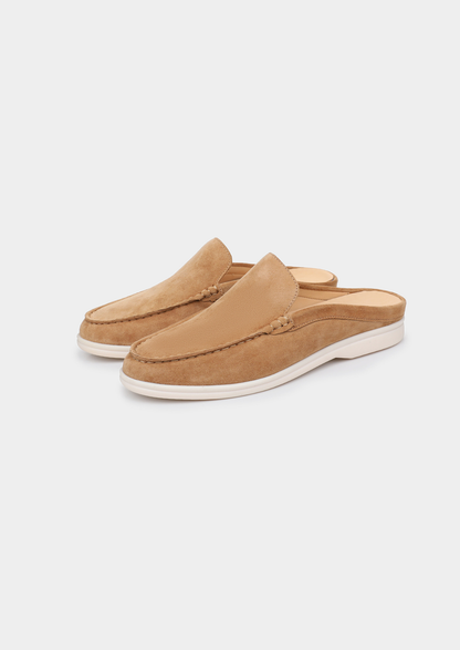 Caramel Marina Suede Slipper | Apuro