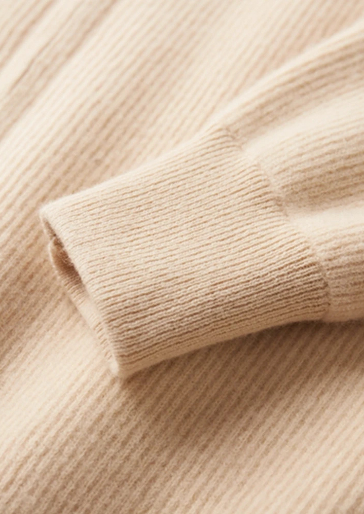 Pure Extra-Fine Merino Wool Ribbed Zip Cardigan | Apuro