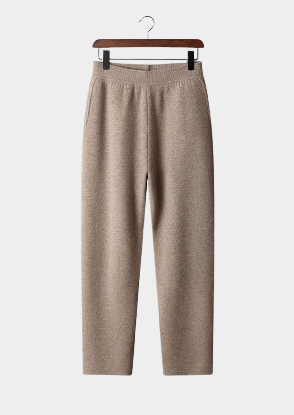 Premium Cashmere Straight Trousers | Apuro