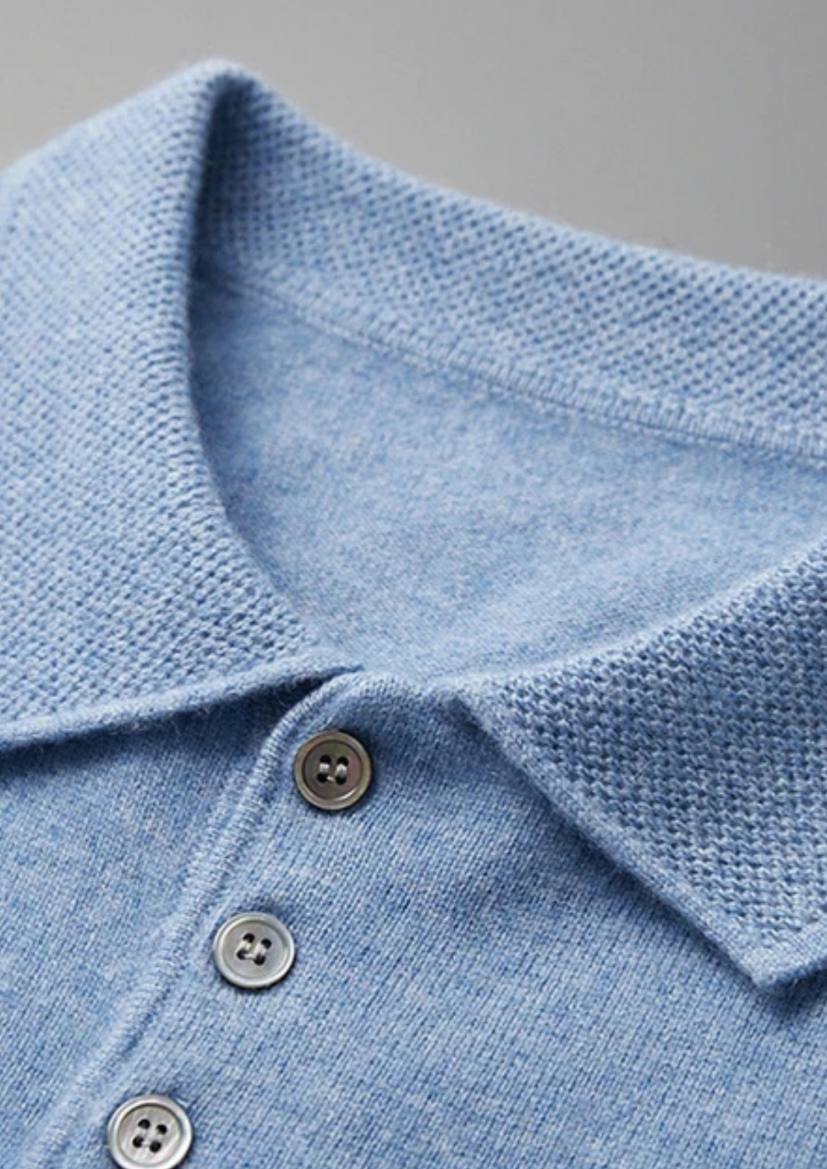 Premium Cashmere Classic Polo Shirt | Apuro