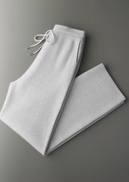 Premium Cashmere Relaxed Trousers | Apuro