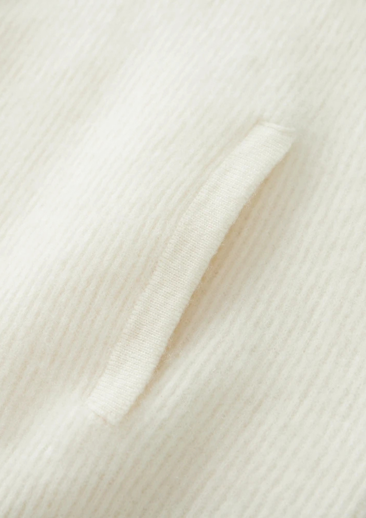 Pure Extra-Fine Merino Wool Ribbed Zipper Cardigan | Apuro