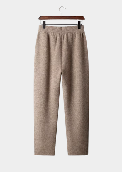 Premium Cashmere Straight Trousers | Apuro
